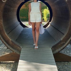 Club Monaco White Romper